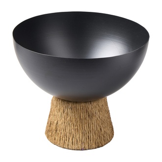 Metall Schale Juteband