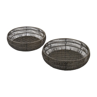 Rattan Schale Cable