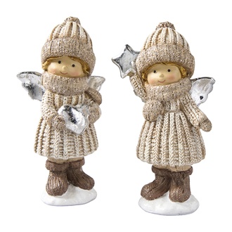 Resin Engel Winter Kinder