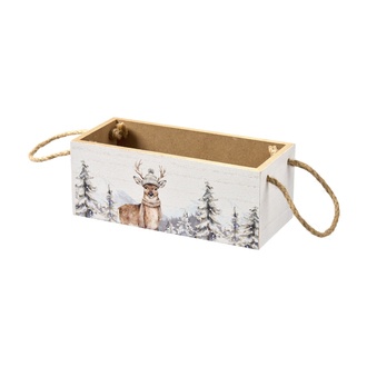 Holz Box Hirsch im Wald