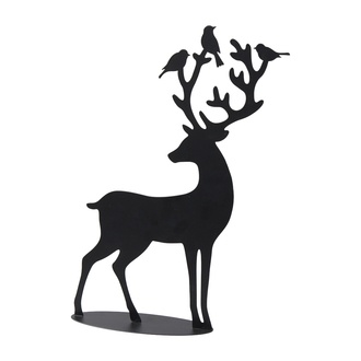 Metall Hirsch Vögelchen