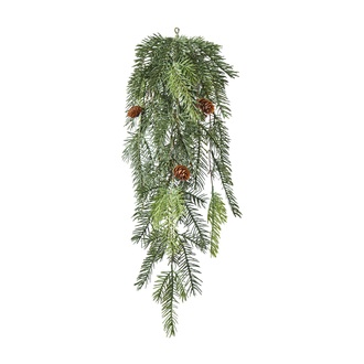 Kunststoff Tannenhänger Noble Pine/Zapfen