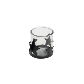 Metall Windlicht Sternensilhoutte