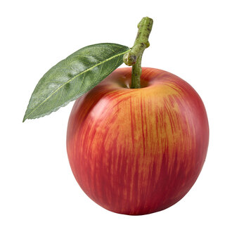 Kunststoff Apfel mit Zweig