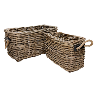 Rattan Korb Truhe