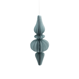 Papier Ornament "Flori" H=30 cm  zum Hängen 4 Stück mintgrün 