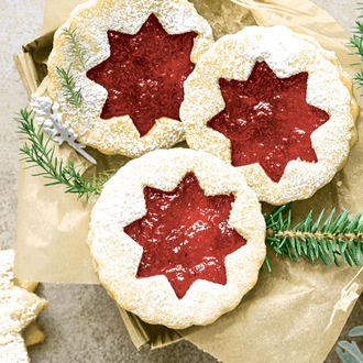 Weihnachtsserviette Kekse