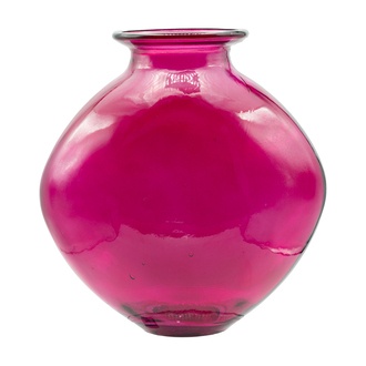 Glas Vase Bauchig